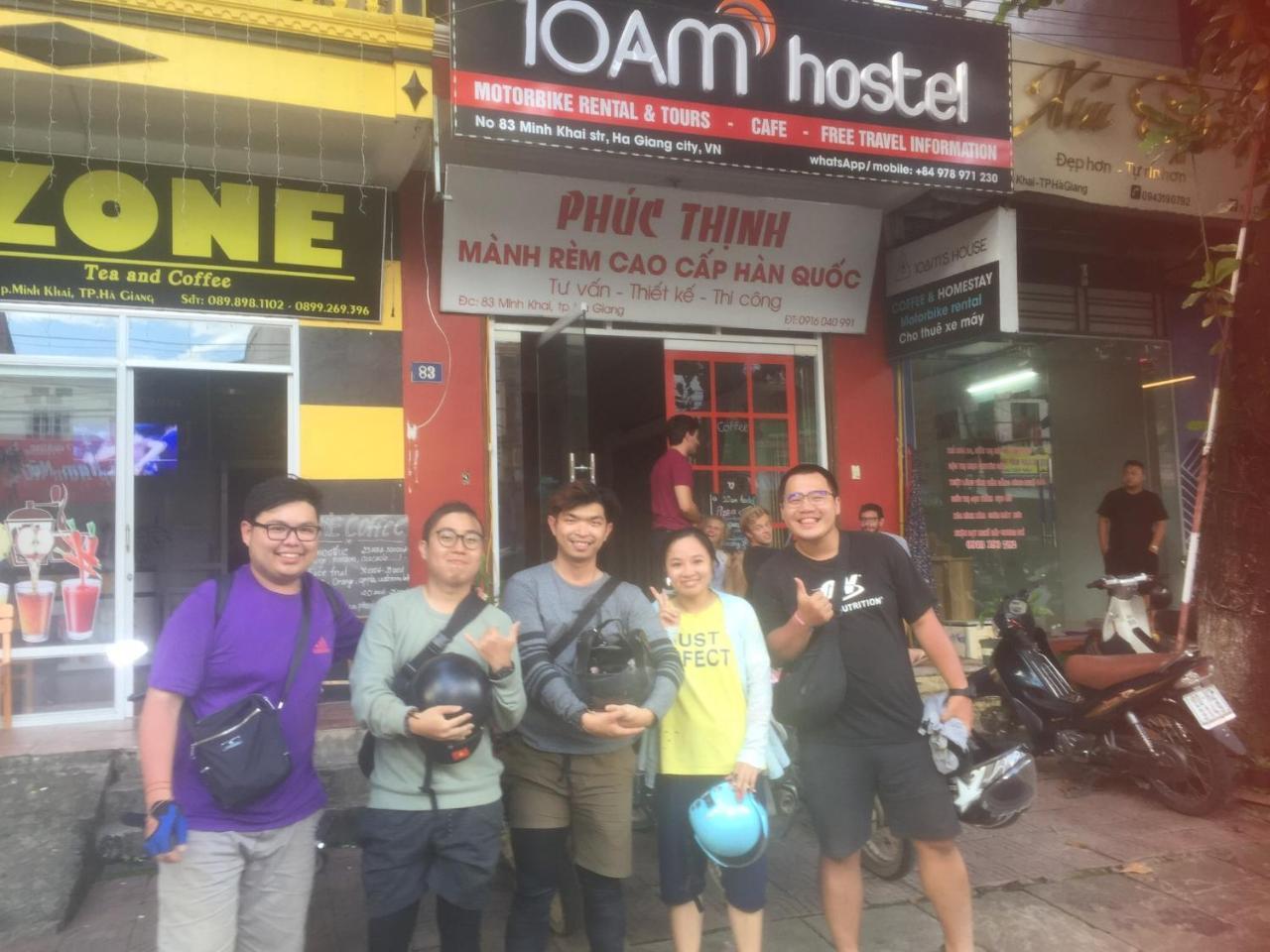 10Am Hostel Ха Жианг Екстериор снимка